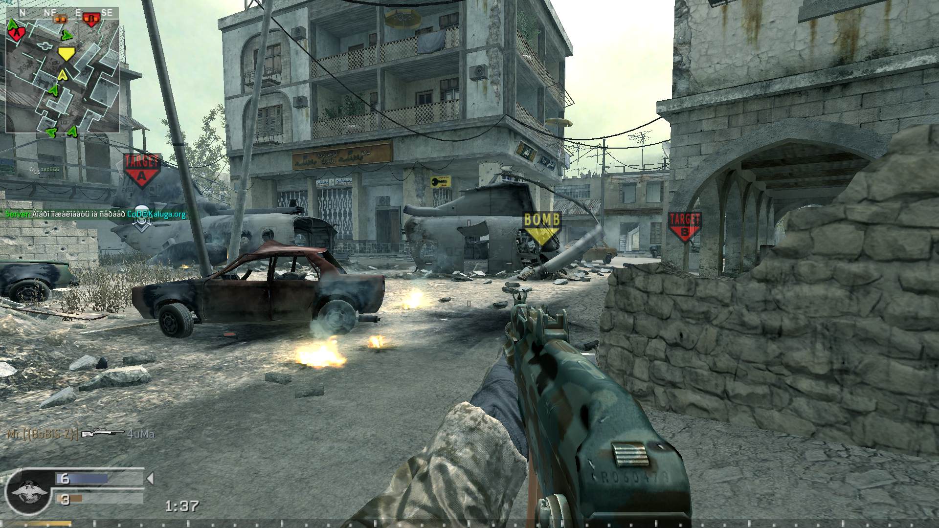 BT faster BT, mp_crash, COD @ kaluga.org | Public #3 | Ranked |