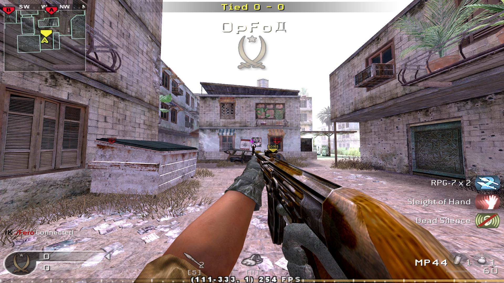 rK'^:Fero, mp_citystreets, COD @ kaluga.org | Public #3 | Ranked |