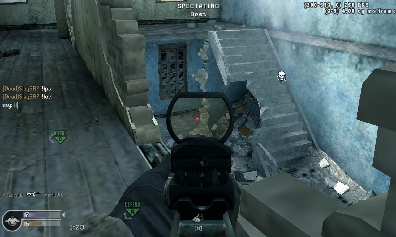 GhooL, mp_crash, COD @ kaluga.org | Public #3 | Ranked |
