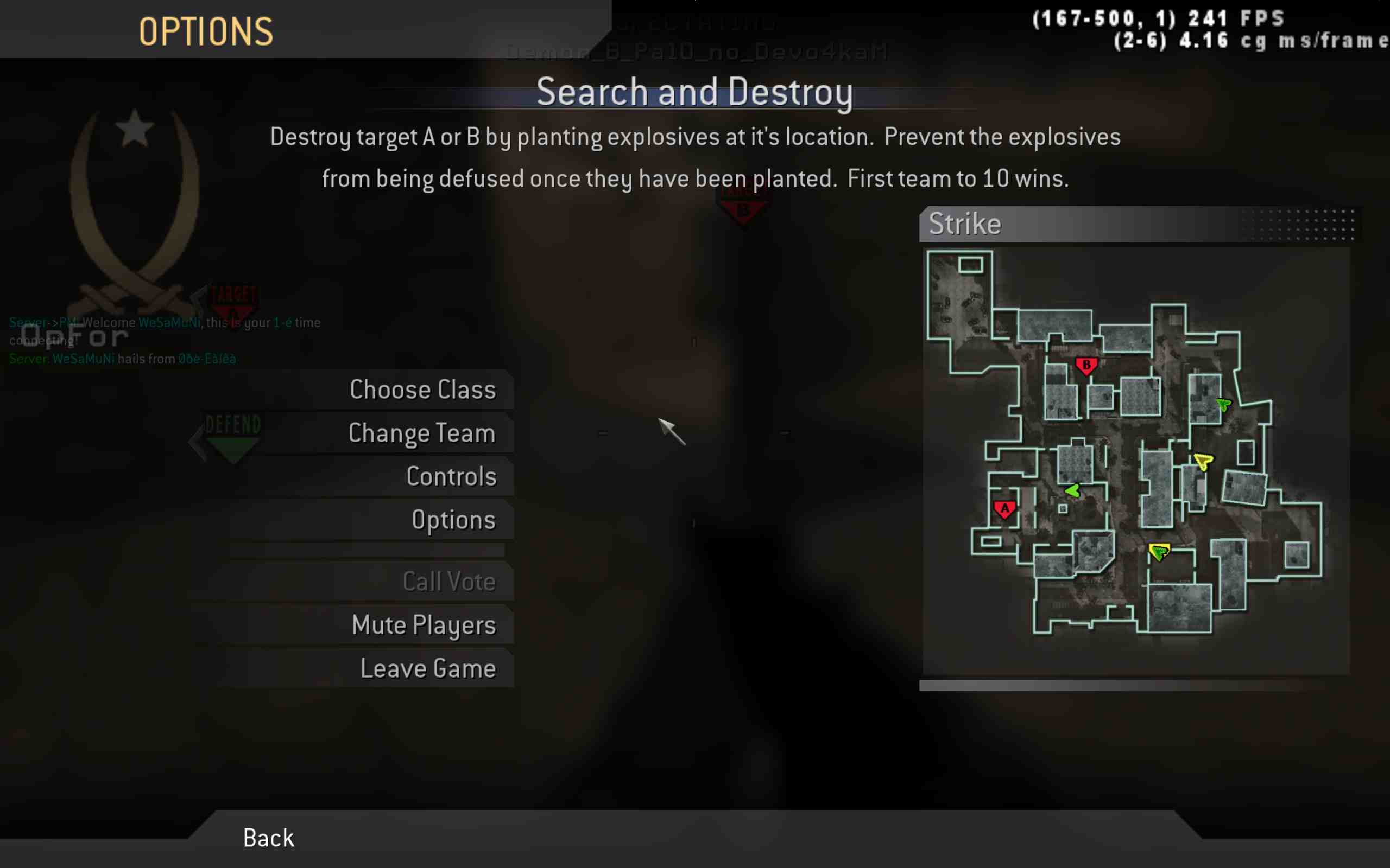 WeSaMuNi, mp_strike, COD @ kaluga.org | Public #3 | Ranked |