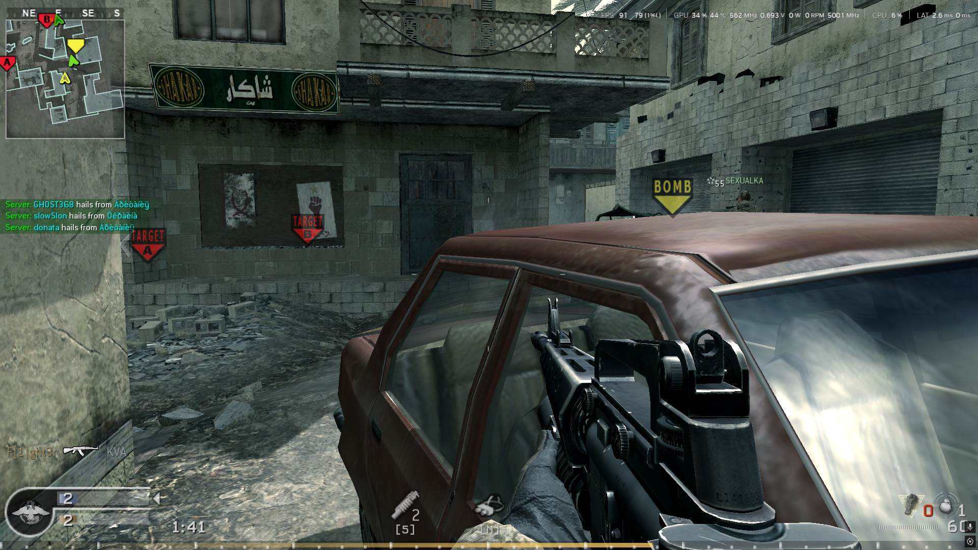 GHOST368, mp_crash, COD @ kaluga.org | Public #3 | Ranked |