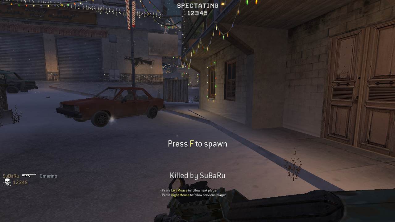 Omarino, mp_crash_snow, COD @ kaluga.org | Hardcore #1 | Ranked |