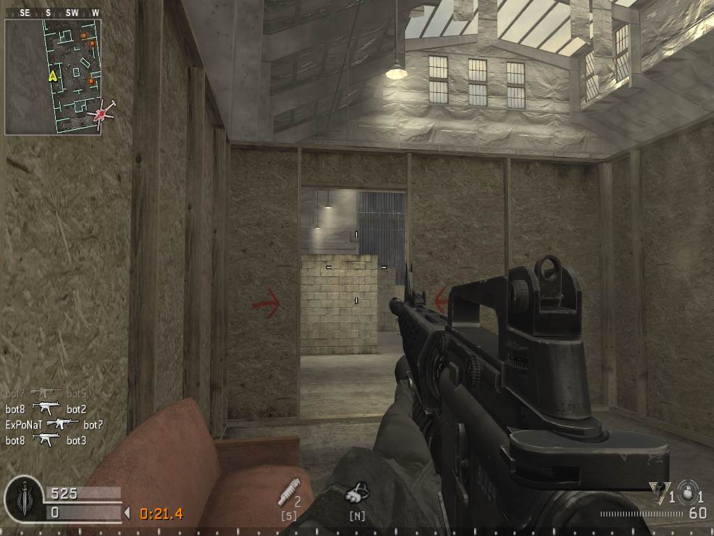 Yaseen, mp_killhouse, COD @ kaluga.org | Public #1 | Ranked |