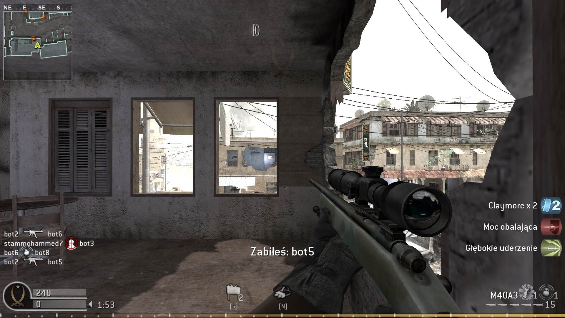 Zielone, mp_crossfire, COD @ kaluga.org | Public #1 | Ranked |