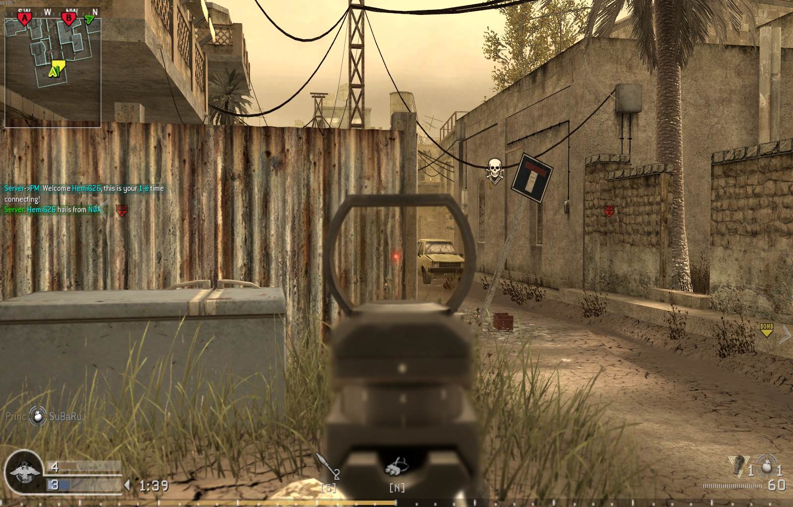 Hemi626, mp_backlot, COD @ kaluga.org | Public #3 | Ranked |