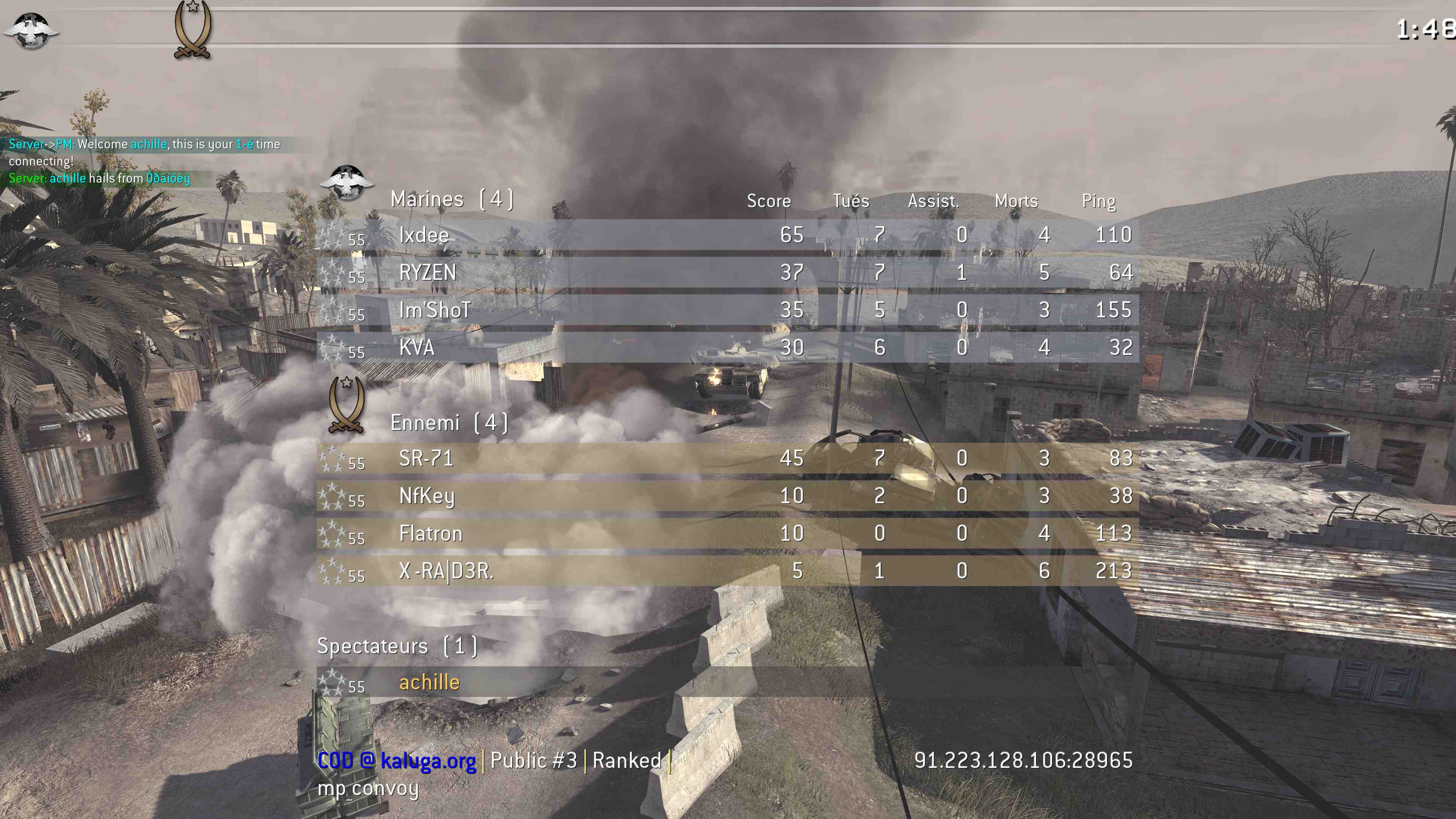 achille, mp_convoy, COD @ kaluga.org | Public #3 | Ranked |