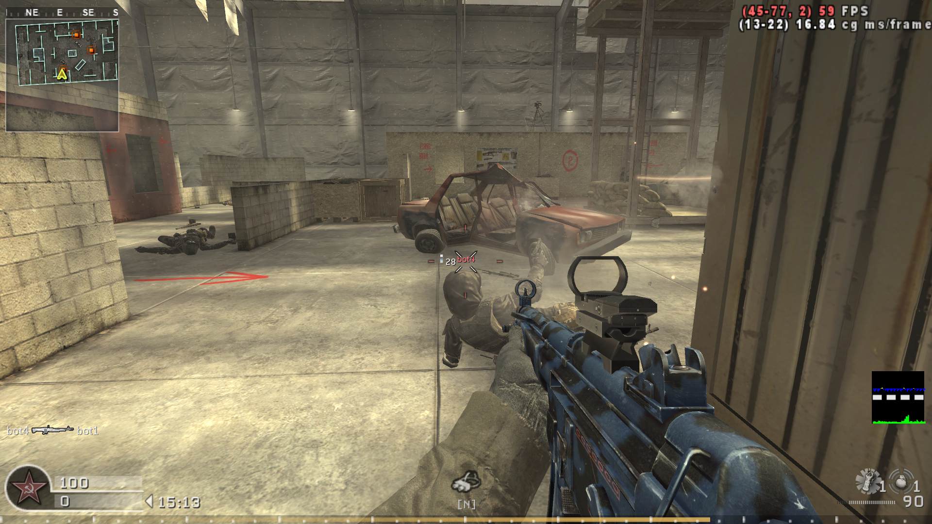 IRONRON, mp_killhouse, COD @ kaluga.org | KILLHOUSE