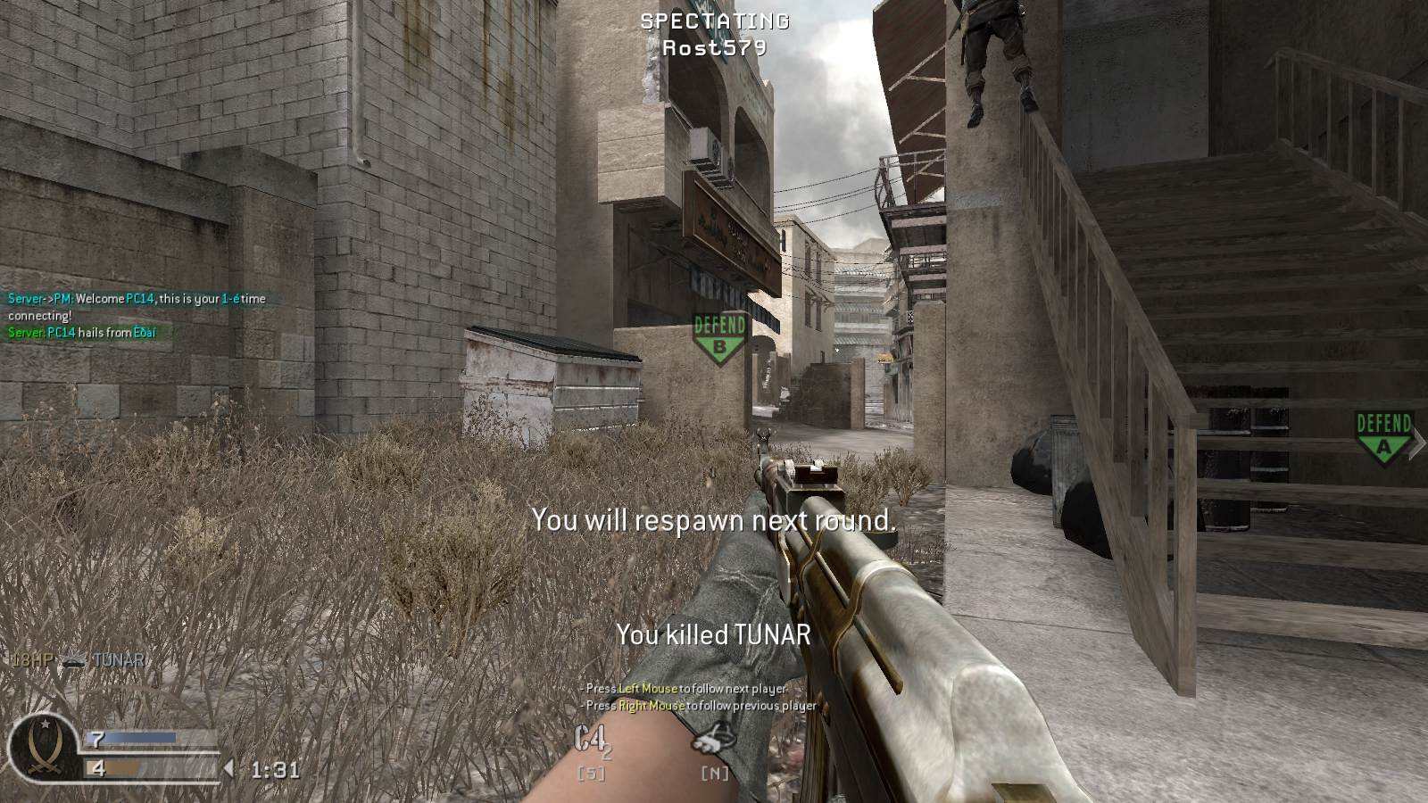 PC14, mp_crossfire, COD @ kaluga.org | Public #3 | Ranked |