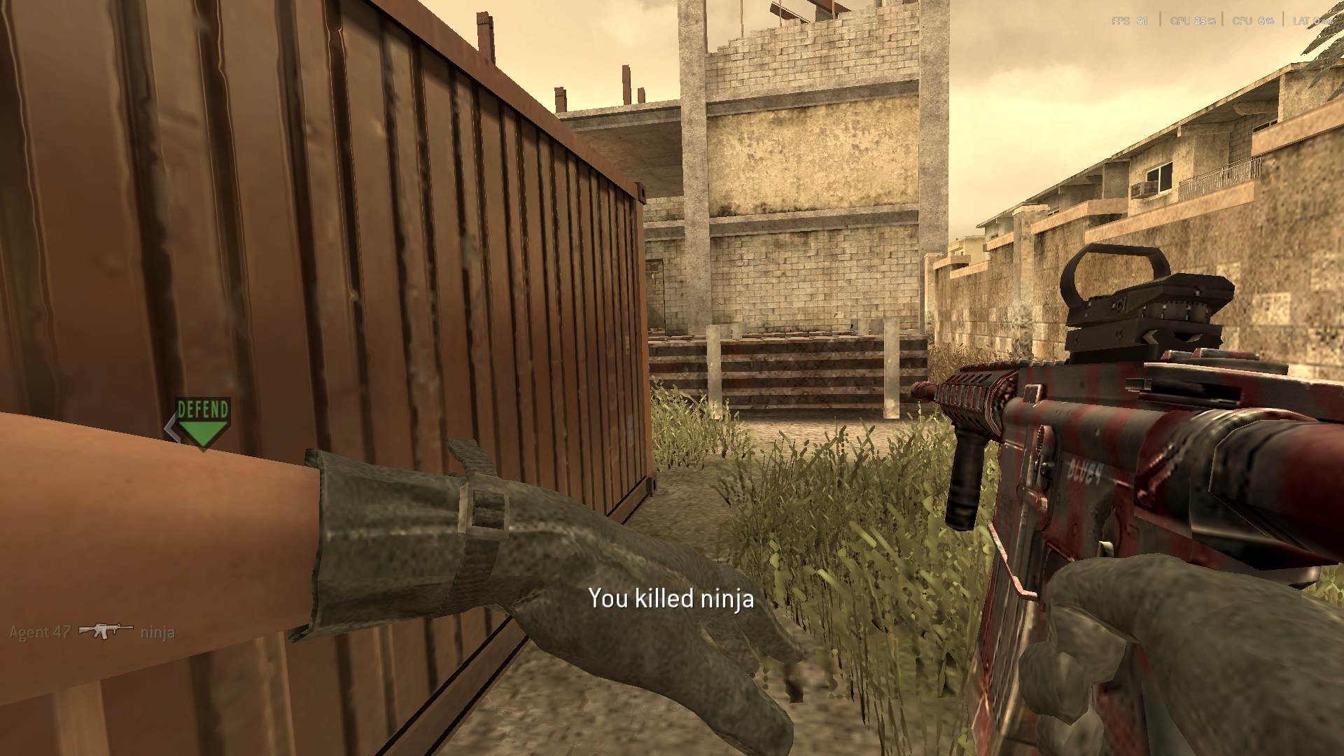 Agent 47, mp_backlot, COD @ kaluga.org | Hardcore #1 | Ranked |