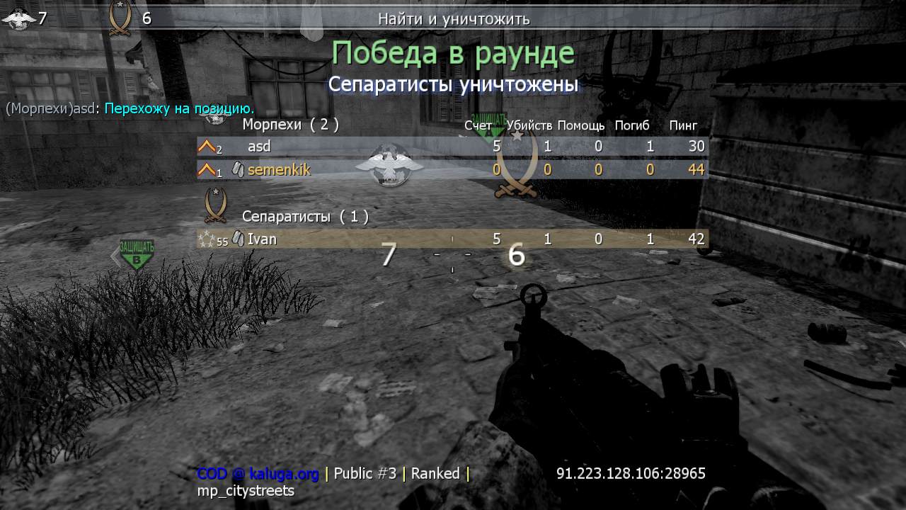 semenkik, mp_citystreets, COD @ kaluga.org | Public #3 | Ranked |