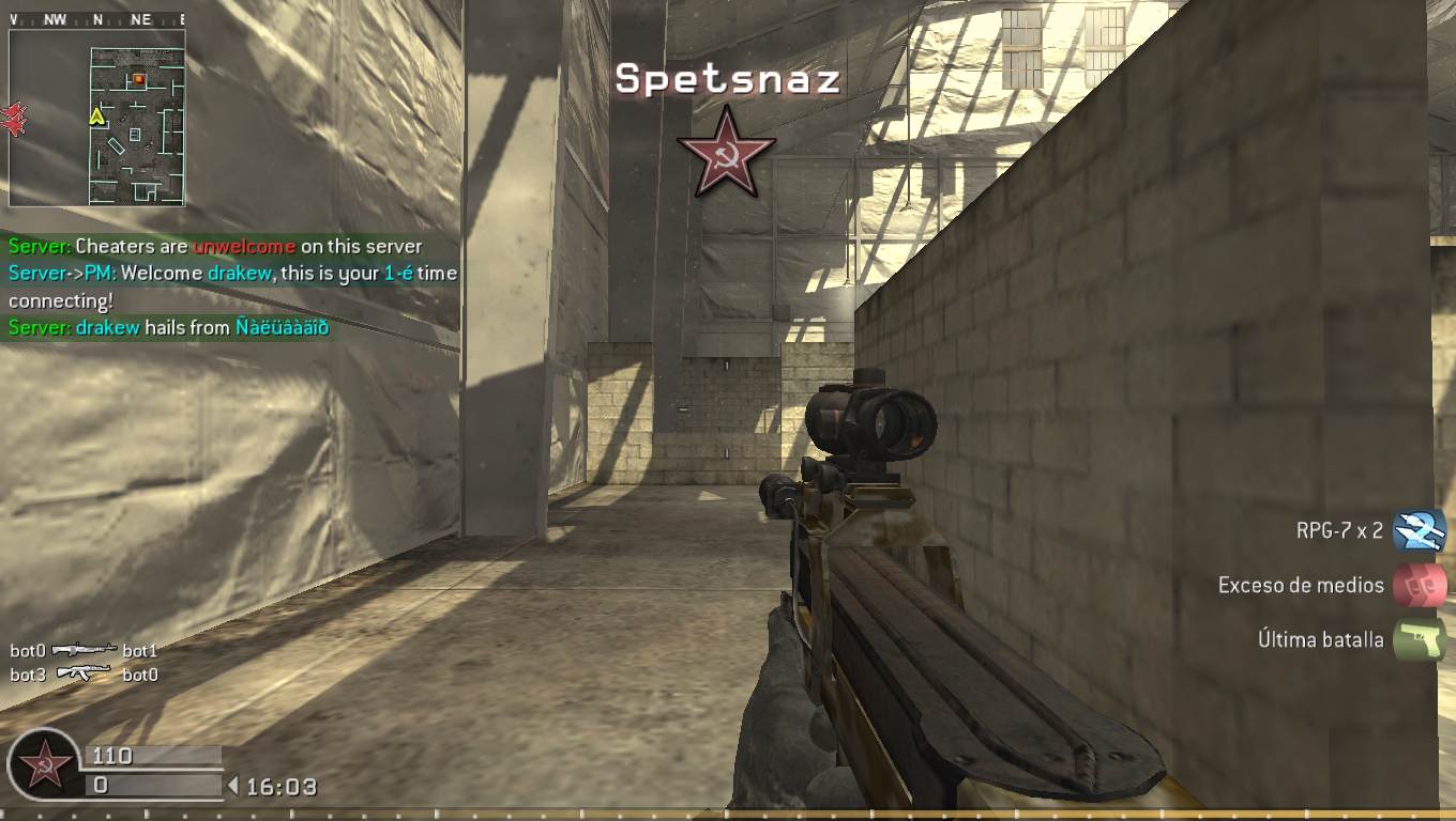 drakew, mp_killhouse, COD @ kaluga.org | KILLHOUSE
