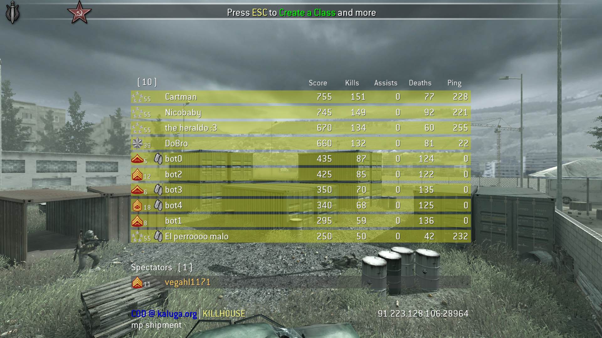 vegahl1171, mp_killhouse, COD @ kaluga.org | KILLHOUSE