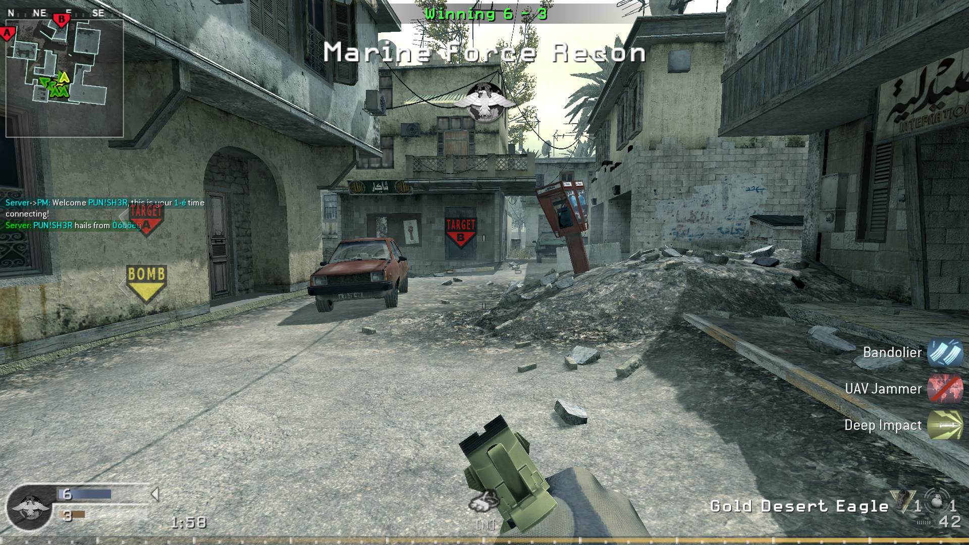 PUN!SH3R, mp_crash, COD @ kaluga.org | Public #3 | Ranked |