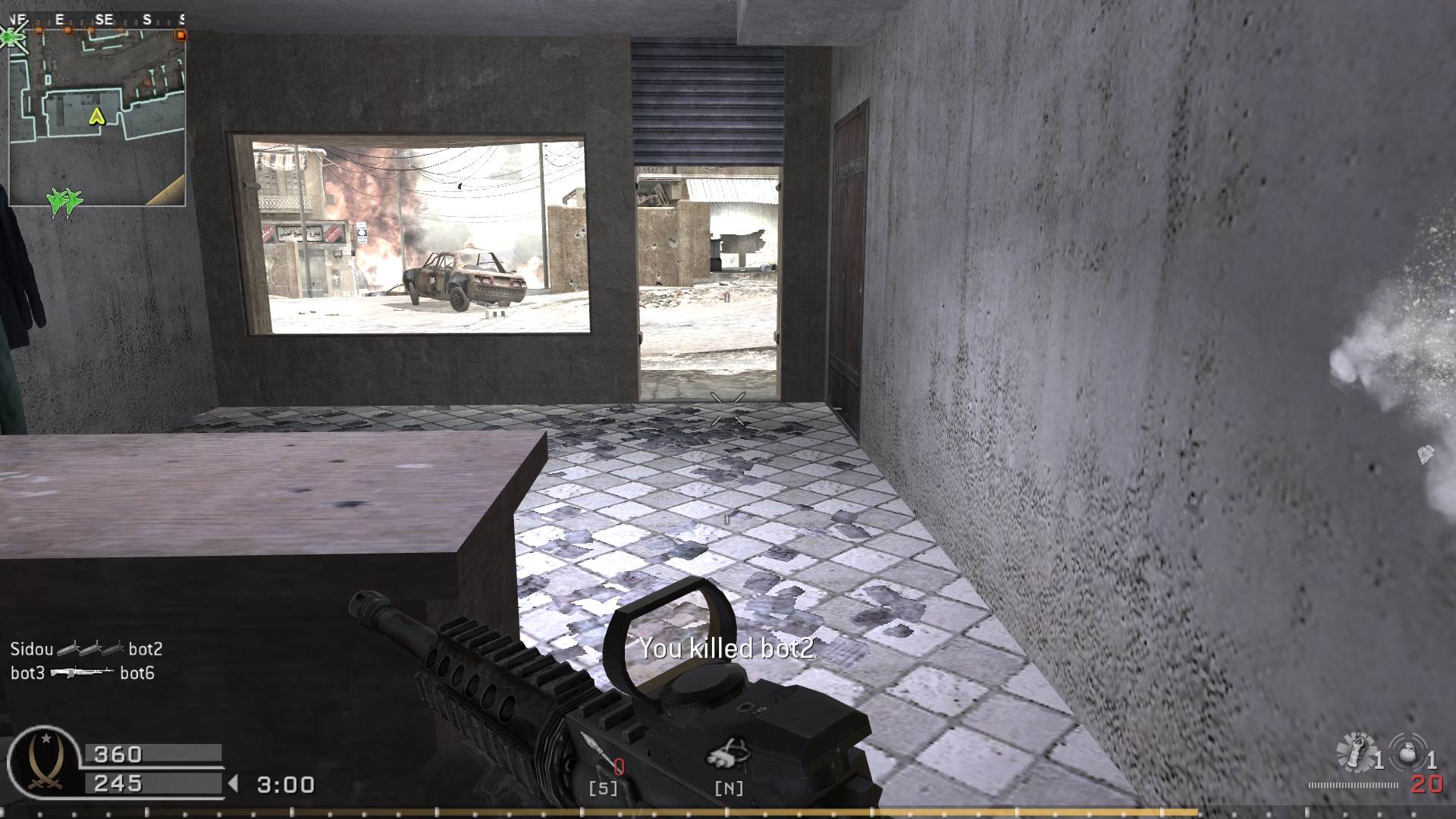 Sidou, mp_crossfire, COD @ kaluga.org | Public #1 | Ranked |