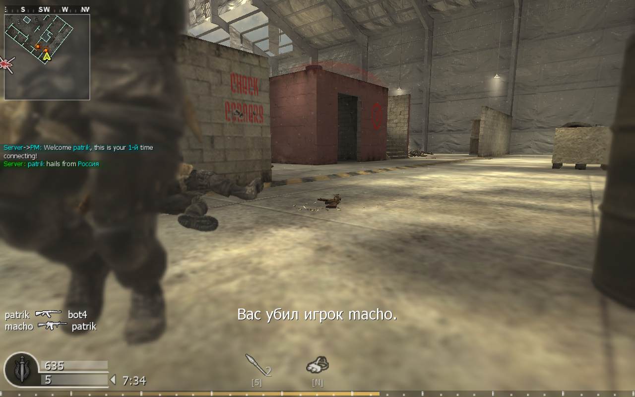 patrik, mp_killhouse, COD @ kaluga.org | KILLHOUSE