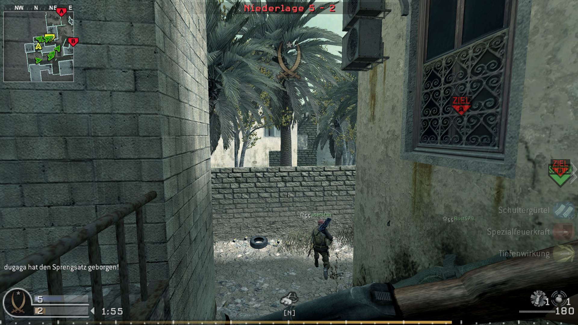 ApeTime, mp_crash, COD @ kaluga.org | Public #3 | Ranked |