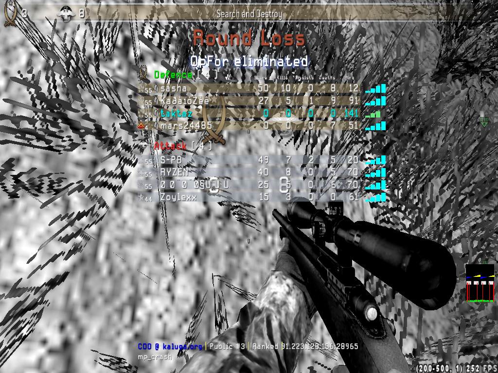taktaz, mp_crash, COD @ kaluga.org | Public #3 | Ranked |