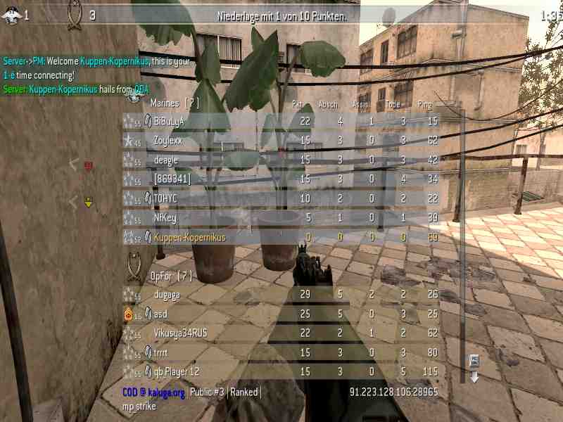 Kuppen-Kopernikus, mp_strike, COD @ kaluga.org | Public #3 | Ranked |
