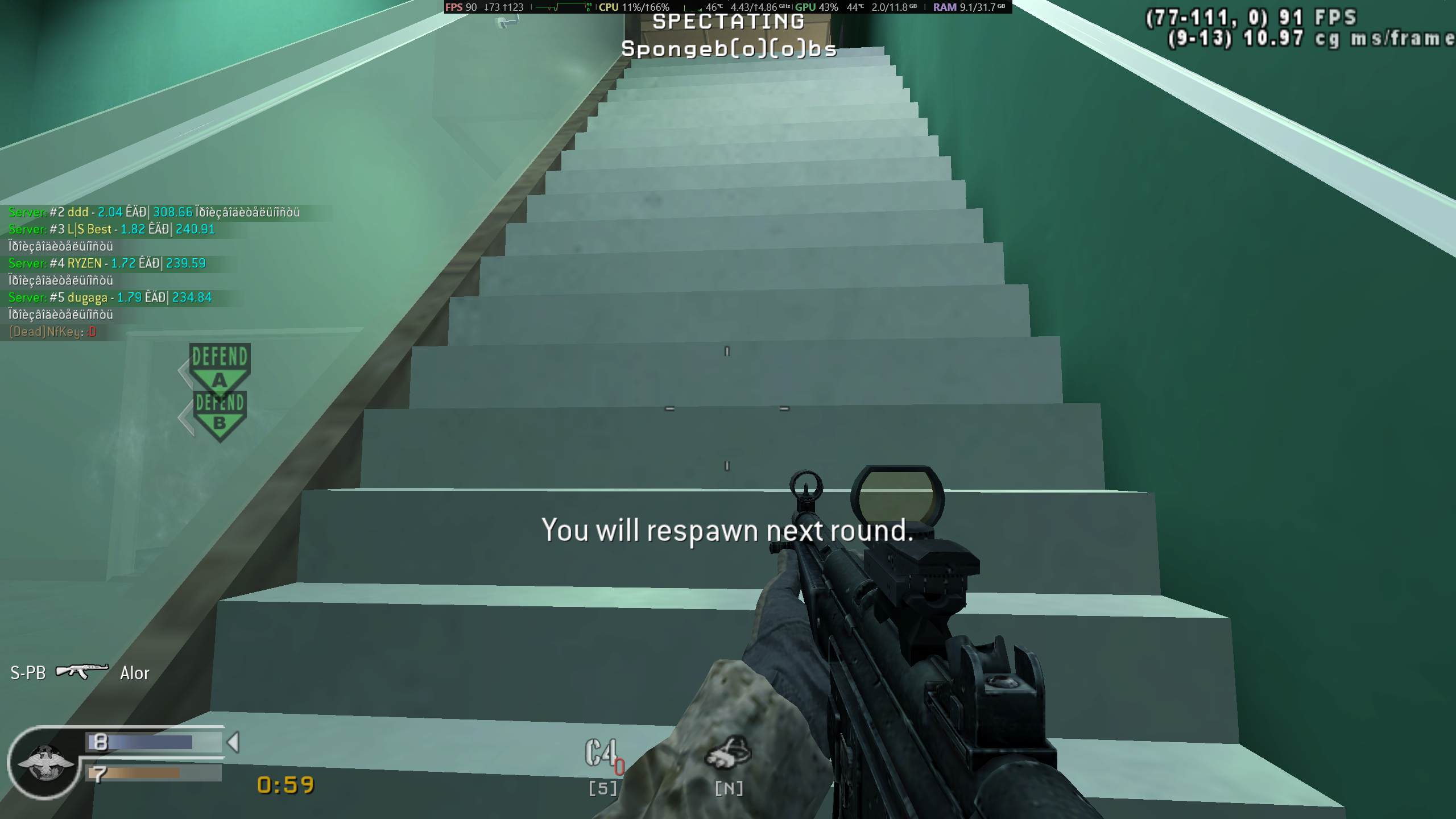 PvtRastaTurtle, mp_broadcast, COD @ kaluga.org | Public #3 | Ranked |