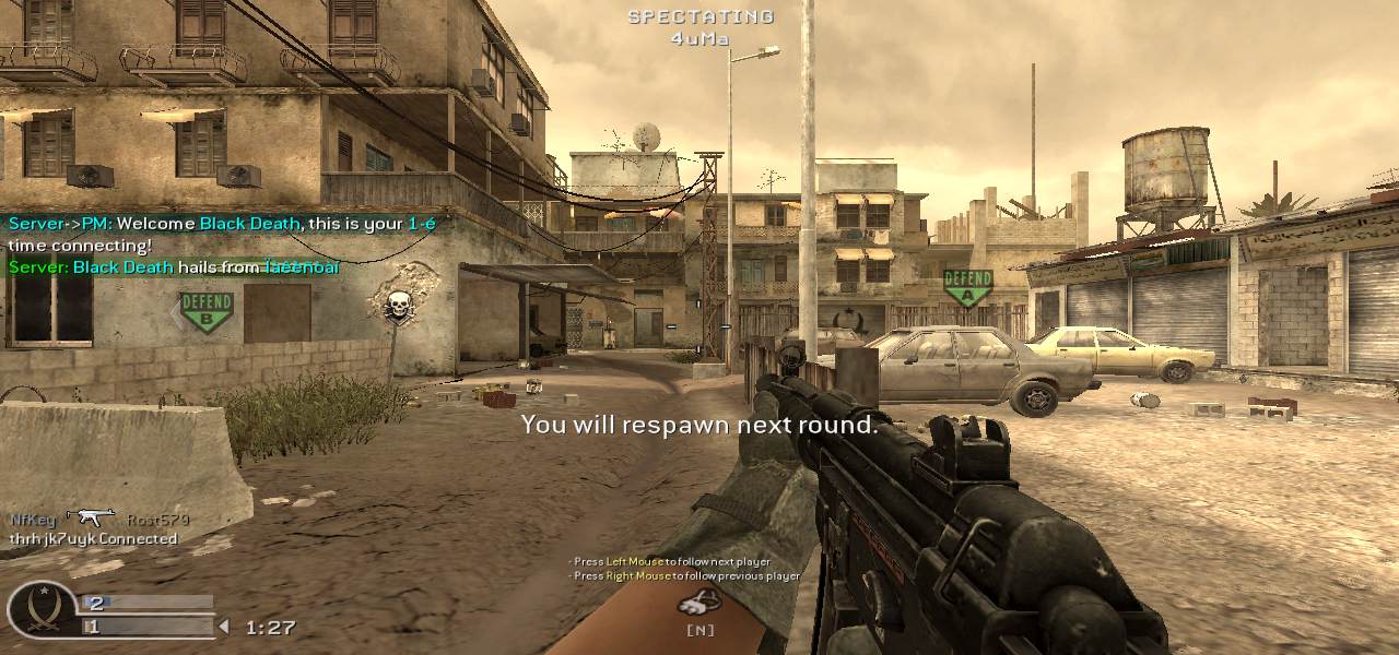 Black Death, mp_backlot, COD @ kaluga.org | Public #3 | Ranked |