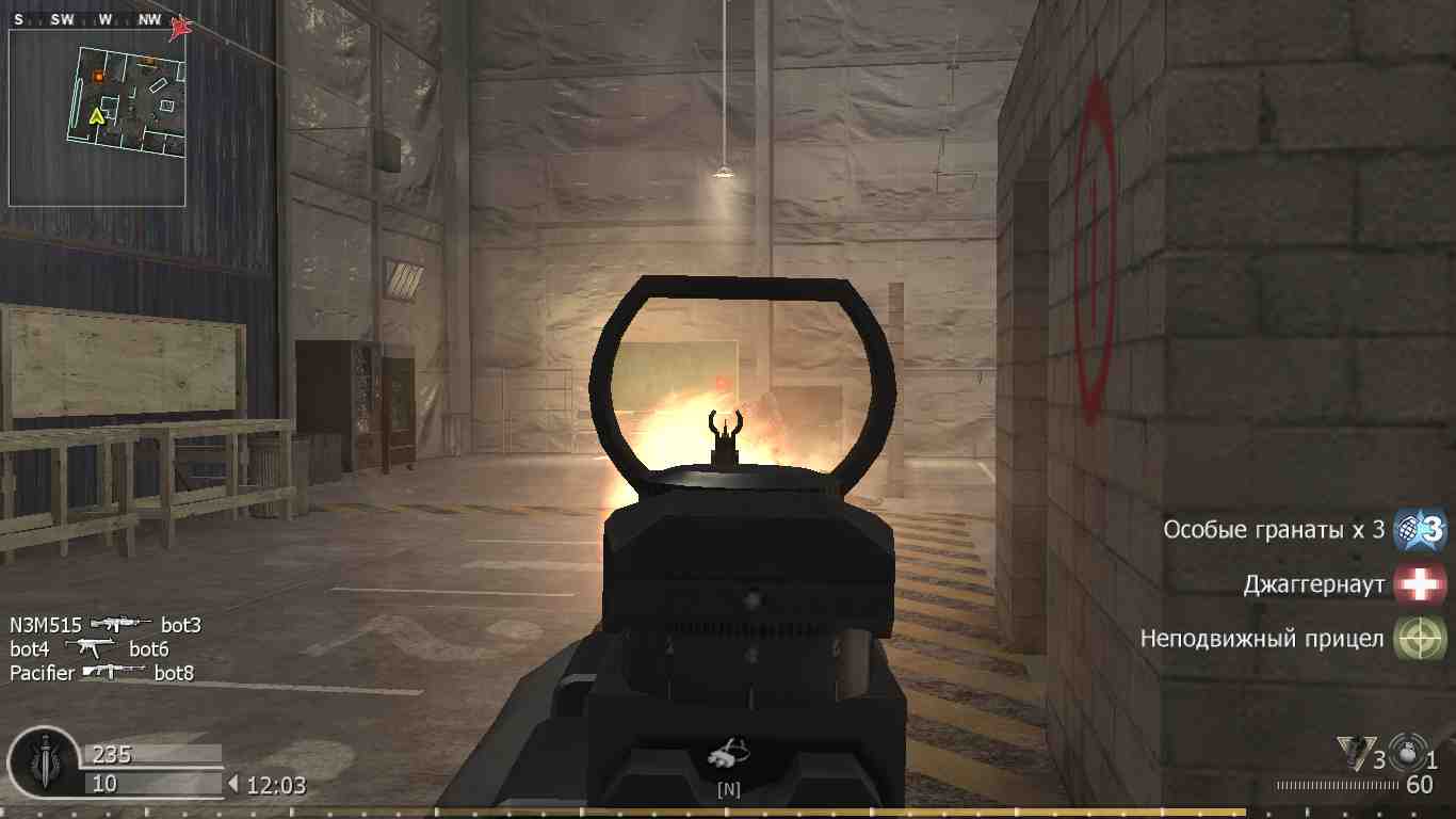 kirseus, mp_killhouse, COD @ kaluga.org | Public #1 | Ranked |