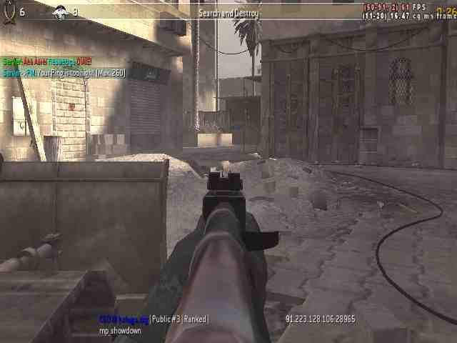  _ UK, mp_showdown, COD @ kaluga.org | Public #3 | Ranked |