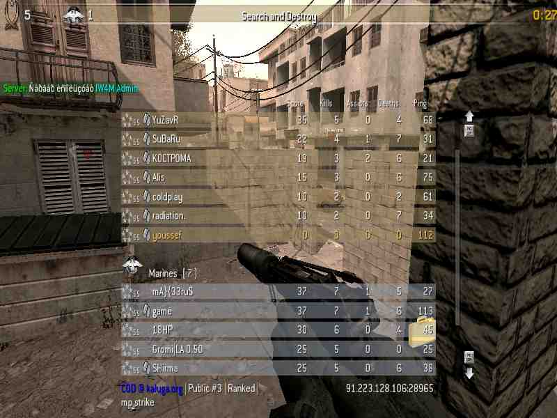 youssef, mp_strike, COD @ kaluga.org | Public #3 | Ranked |