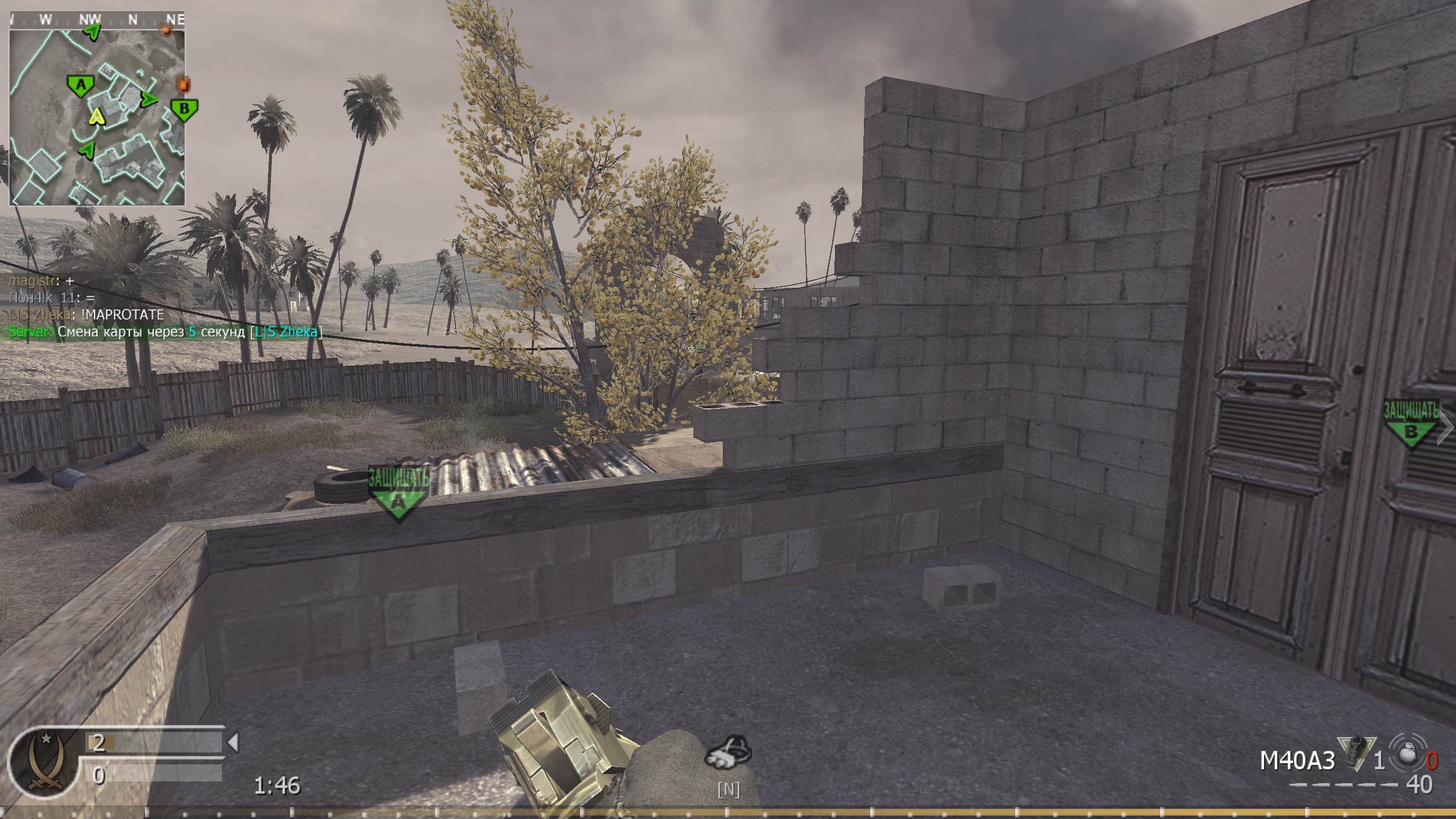 LS Zheka, mp_backlot, COD @ kaluga.org | Public #3 | Ranked |
