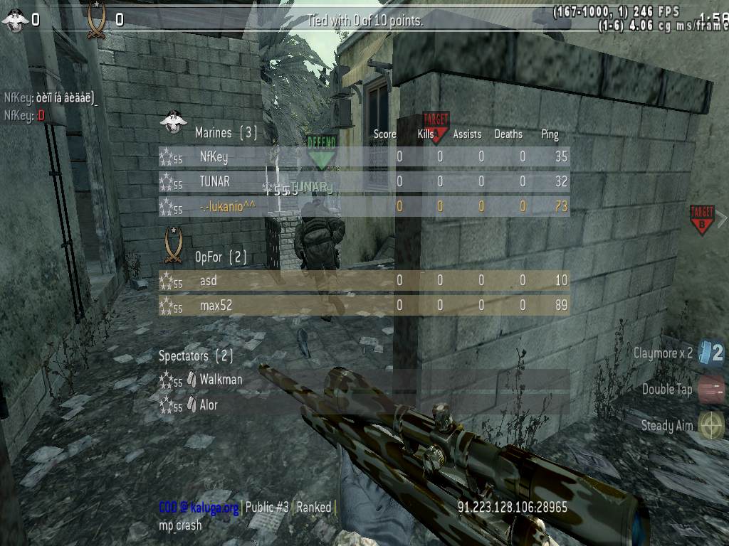 --lukanio^^, mp_crash, COD @ kaluga.org | Public #3 | Ranked |