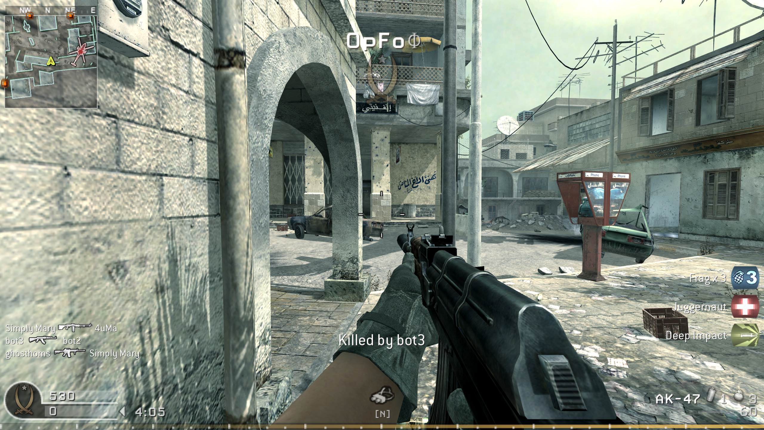 PluviaSicarius, mp_crash, COD @ kaluga.org | Public #1 | Ranked |