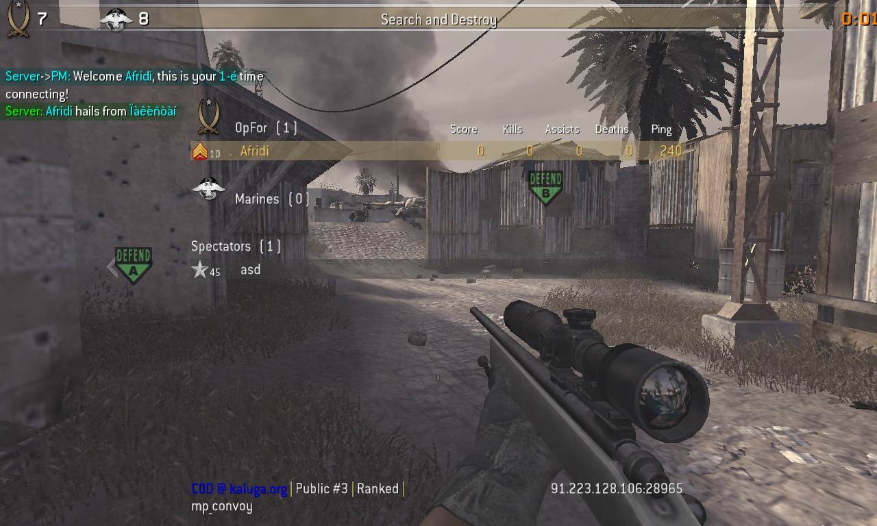 Afridi, mp_convoy, COD @ kaluga.org | Public #3 | Ranked |