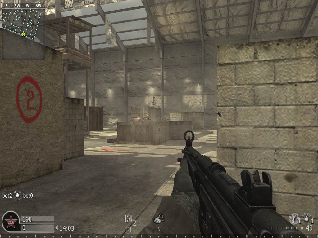 5236, mp_killhouse, COD @ kaluga.org | KILLHOUSE