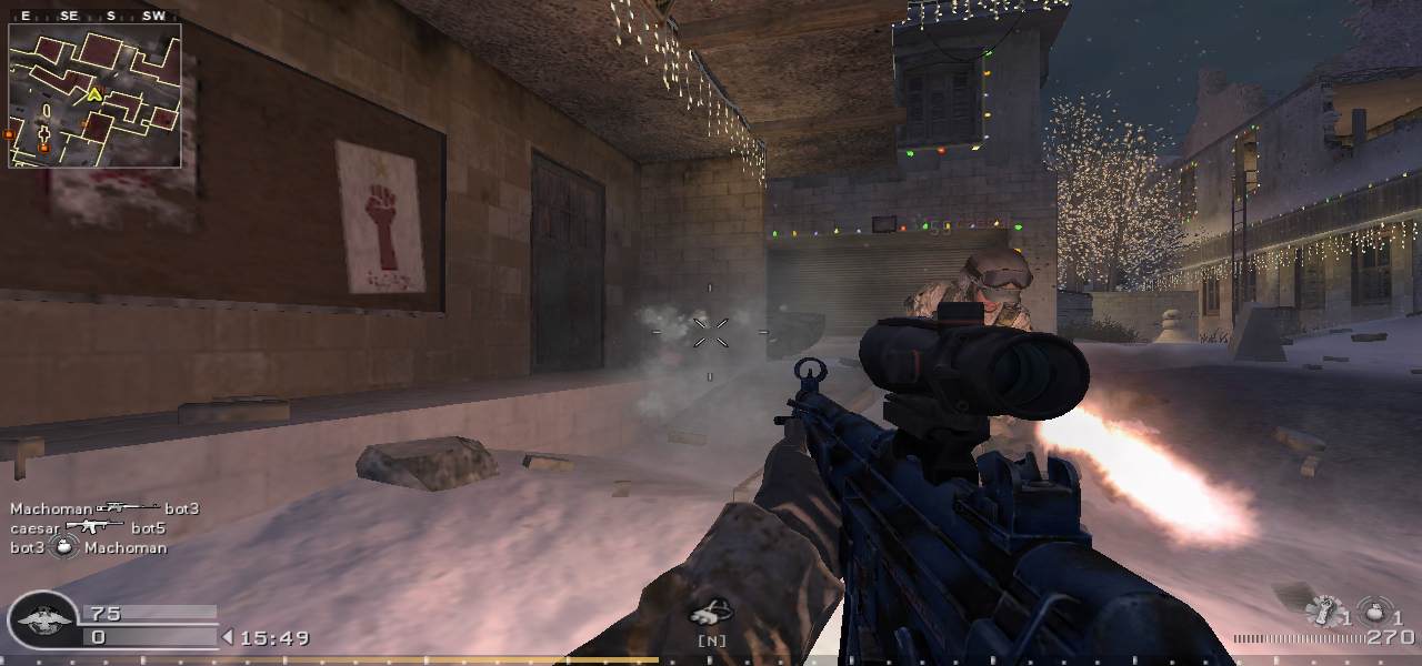 ghost, mp_crash_snow, COD @ kaluga.org | Public #1 | Ranked |