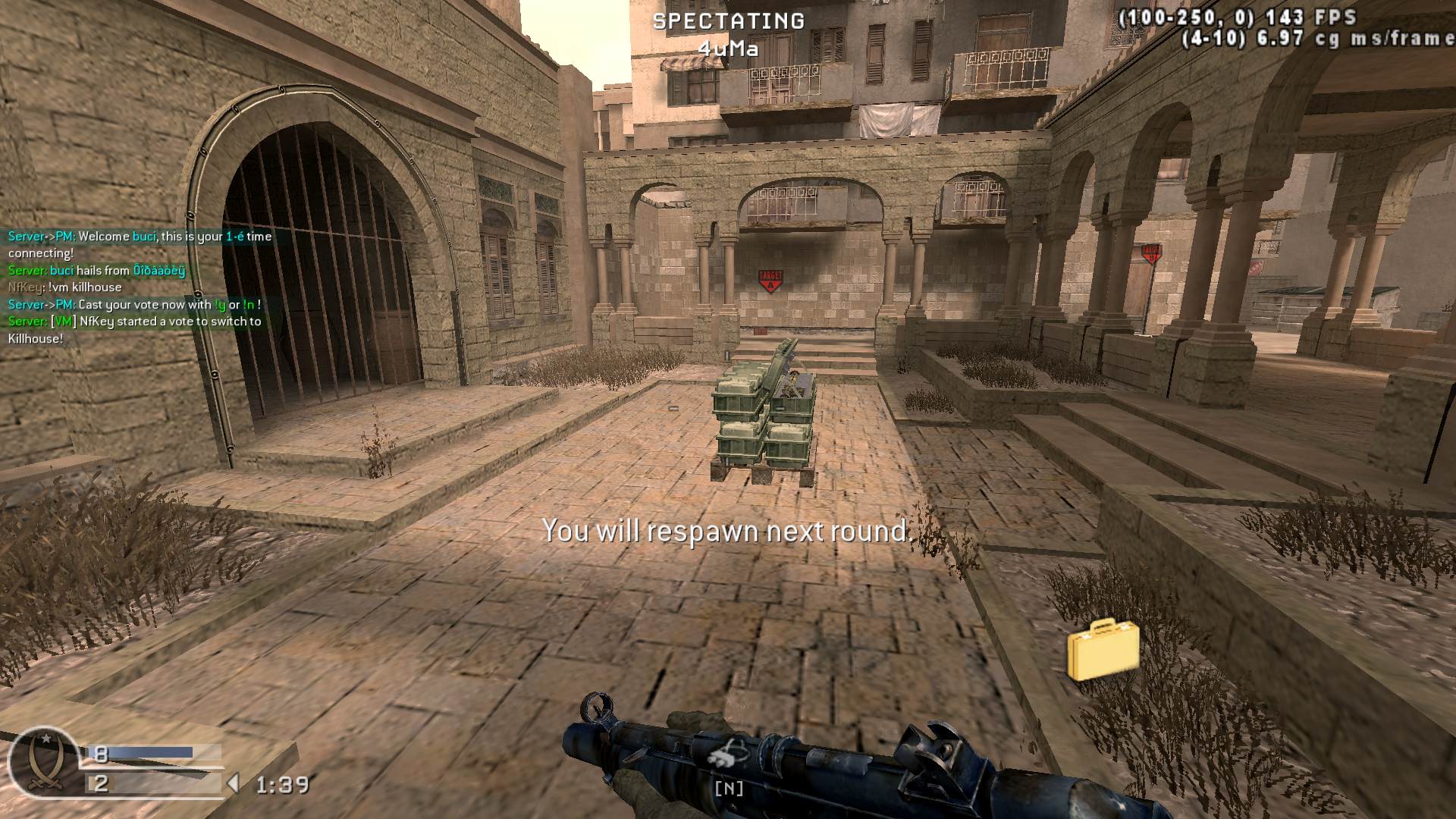 buci, mp_killhouse, COD @ kaluga.org | Public #3 | Ranked |