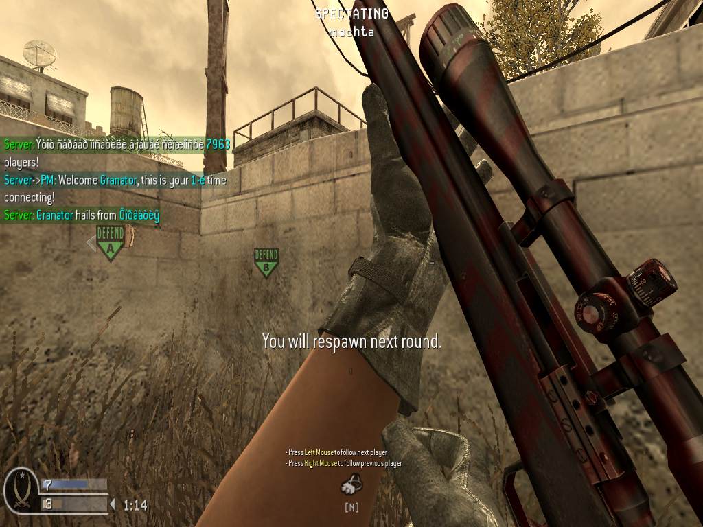 Granator, mp_backlot, COD @ kaluga.org | Public #3 | Ranked |