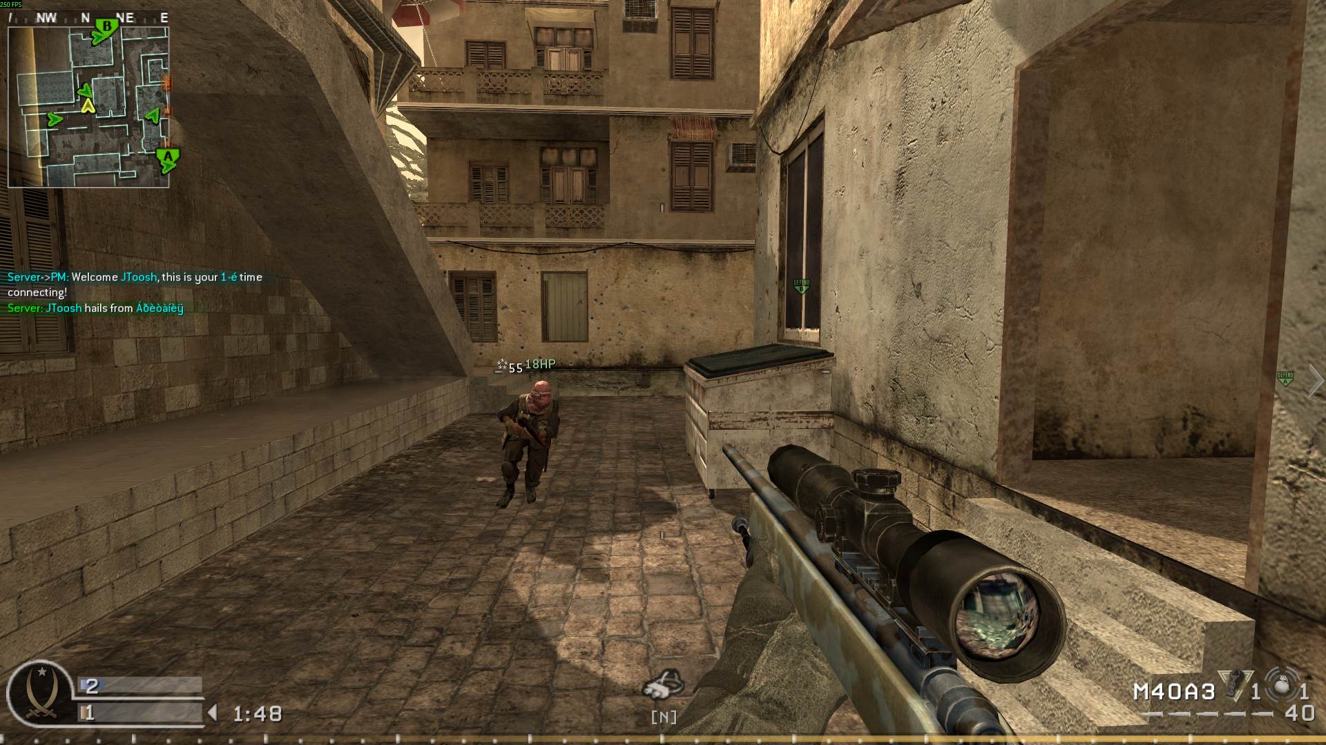 JToosh, mp_backlot, COD @ kaluga.org | Public #3 | Ranked |