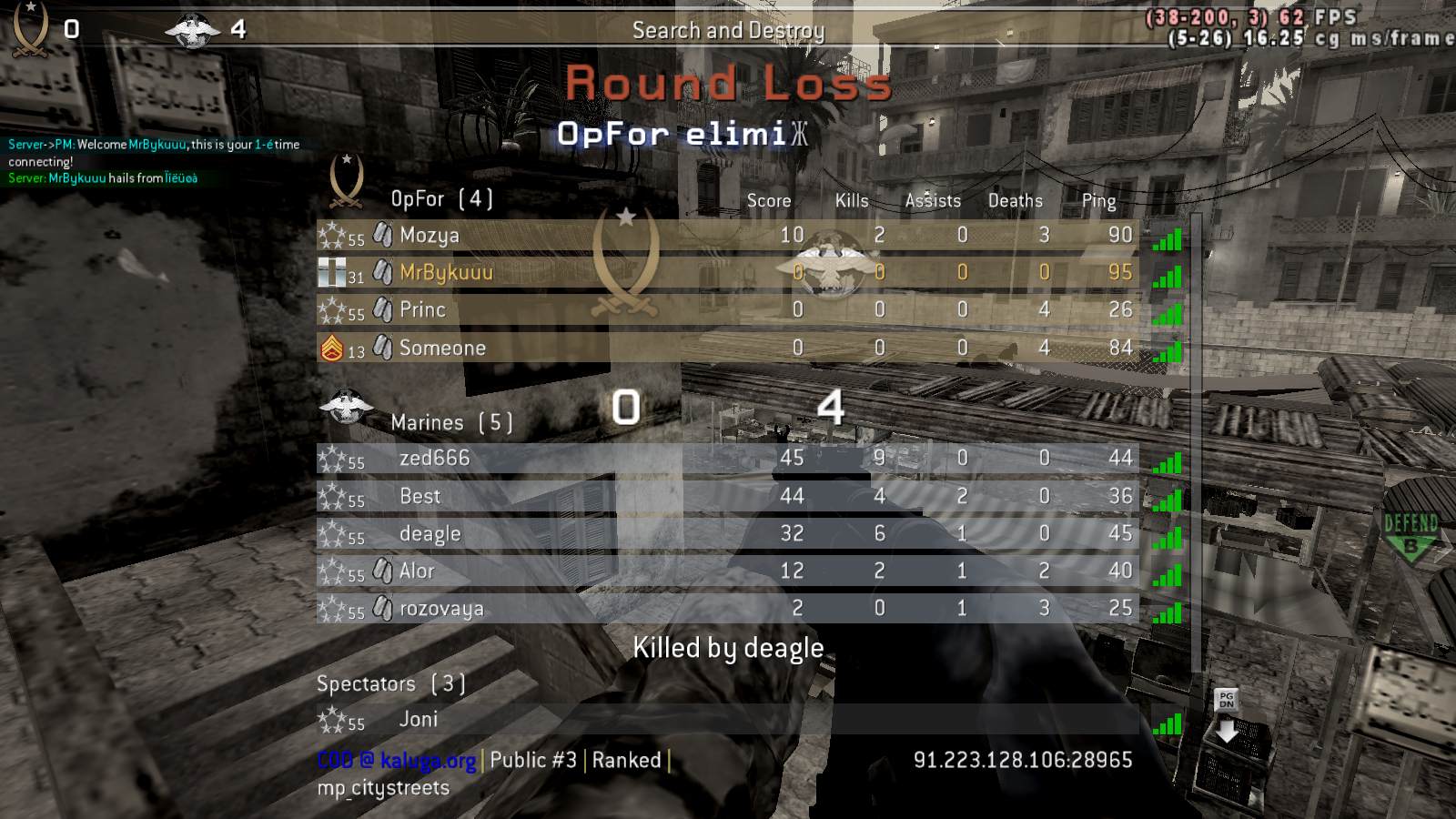 MrBykuuu, mp_citystreets, COD @ kaluga.org | Public #3 | Ranked |