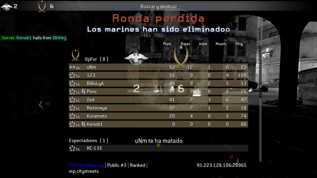 Santiago, mp_citystreets, COD @ kaluga.org | Public #3 | Ranked |