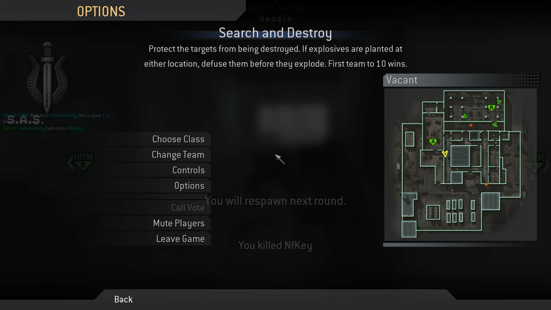 TedoGaming, mp_vacant, COD @ kaluga.org | Public #3 | Ranked |