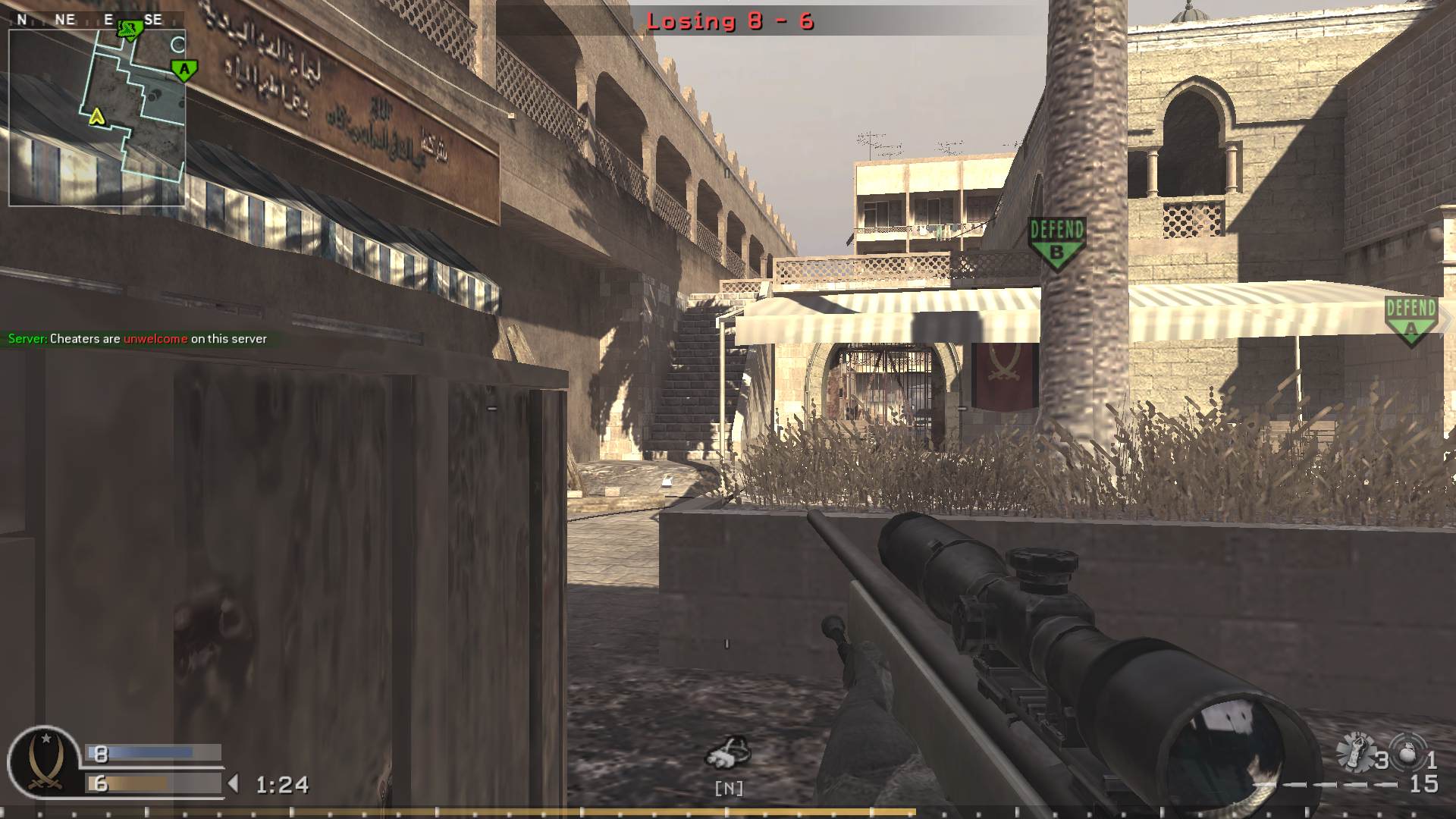 Boop666, mp_showdown, COD @ kaluga.org | Public #3 | Ranked |