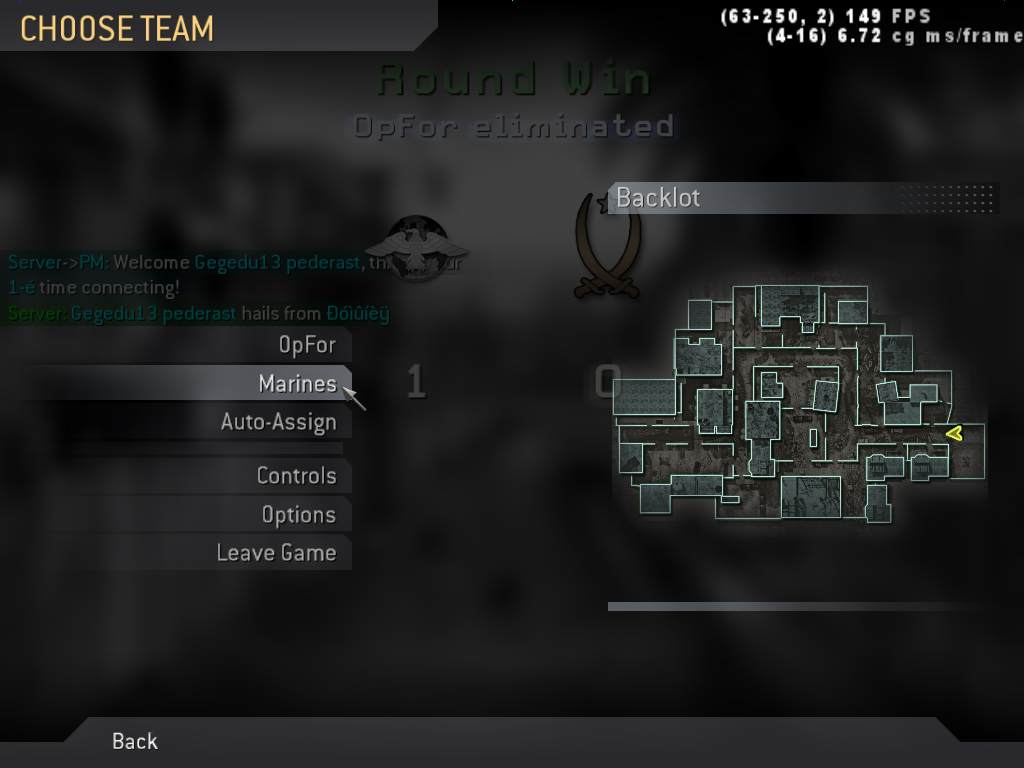 Gegedu13 pederast, mp_backlot, COD @ kaluga.org | Public #3 | Ranked |