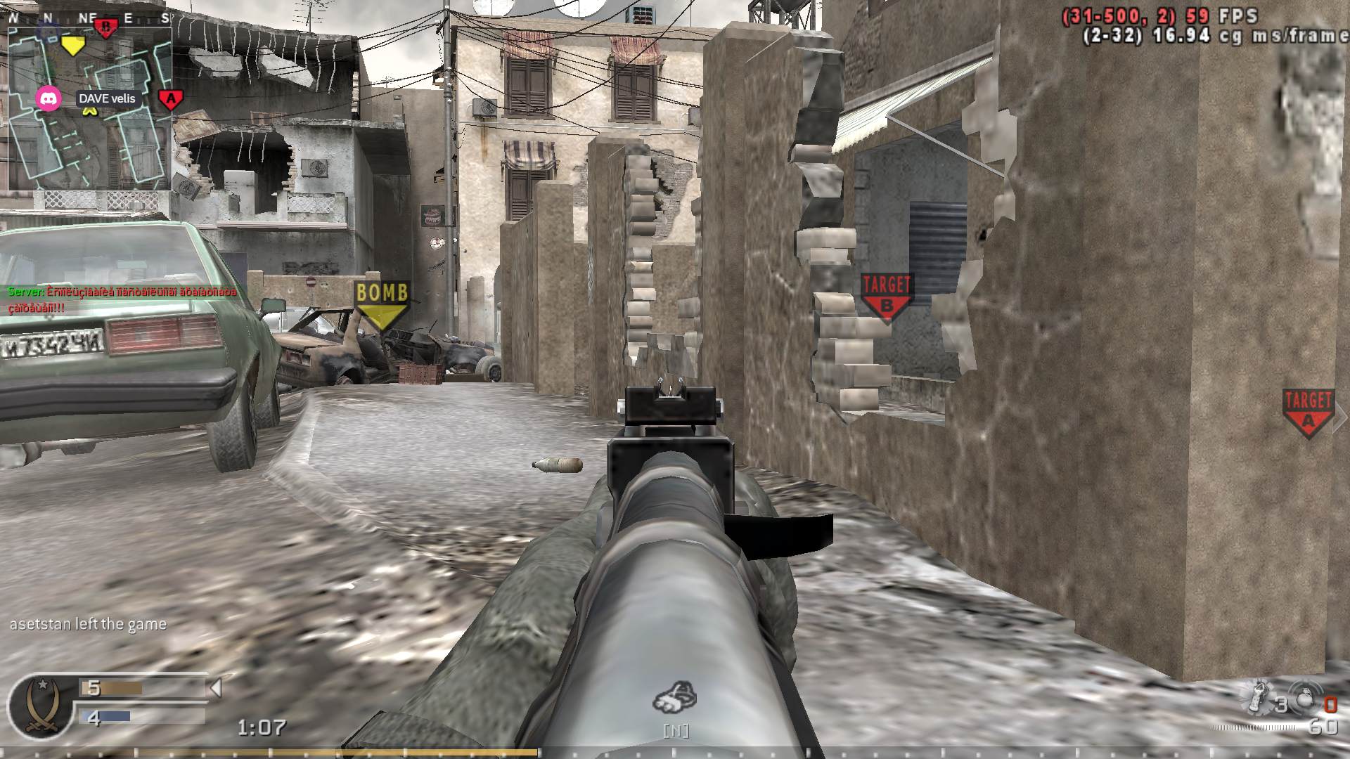 daveliss, mp_crossfire, COD @ kaluga.org | Public #3 | Ranked |