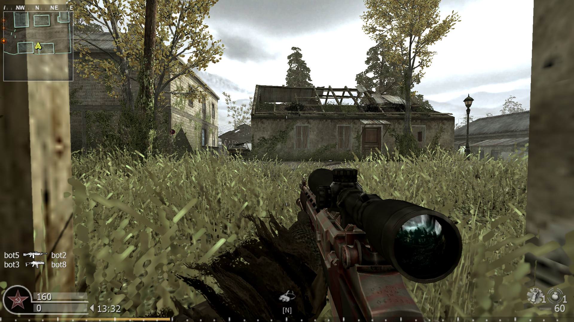 Main_Blod, mp_overgrown, COD @ kaluga.org | Public #1 | Ranked |